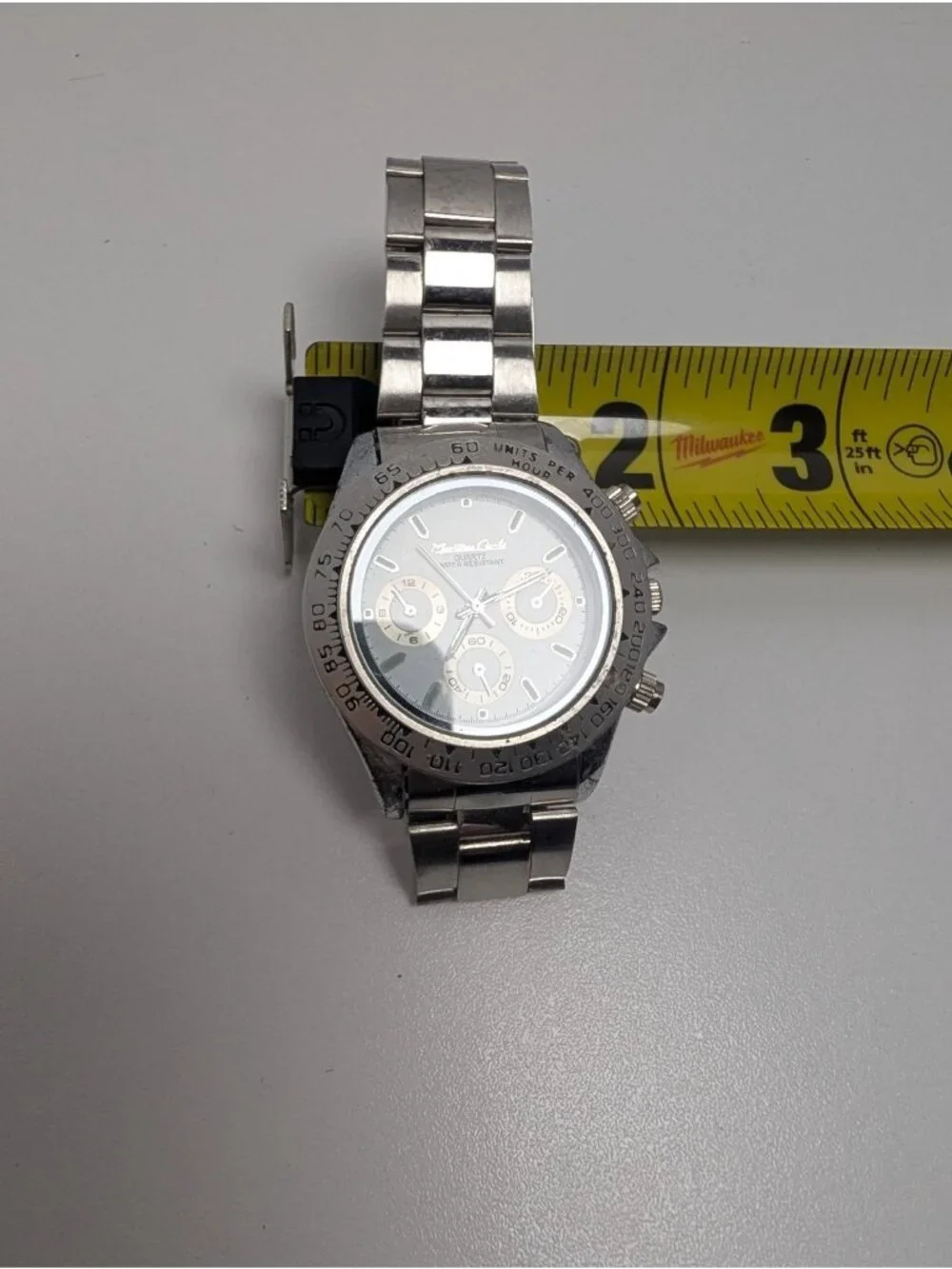 Montres Carlo 3005B Stainless Steel - Water Resistant Watch Needs Battery
